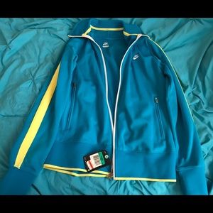 Blue Nike athletic jacket